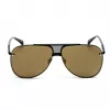 BELSTAFF BEKINGTONNEG Vīriešu taisnstūra saulesbrilles - Melns rāmis Pelēkas lēcas 61/12/145 mm