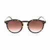 BELSTAFF Brooklands035 Unisex saulesbrilles - melns acetāta rāmis, pelēkas polikarbonāta lēcas, UV400 aizsardzība, 48/21/145 mm