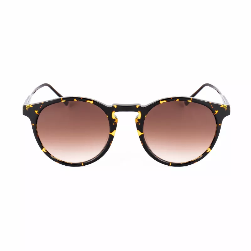 BELSTAFF Brooklands035 Unisex saulesbrilles - melns acetāta rāmis, pelēkas polikarbonāta lēcas, UV400 aizsardzība, 48/21/145 mm