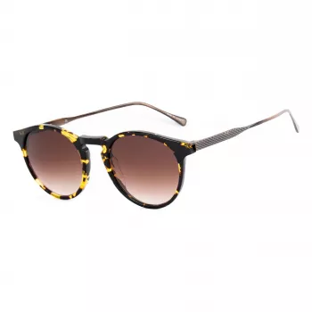 BELSTAFF Brooklands035 Unisex saulesbrilles - melns acetāta rāmis, pelēkas polikarbonāta lēcas, UV400 aizsardzība, 48/21/145 mm