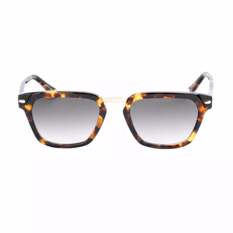 BELSTAFF COOPER-S192 Unisex saulesbrilles - 52/21/145 mm - Melns rāmis, pelēkas lēcas
