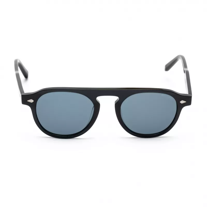 BELSTAFF LARSSON-NEGRO Unisex saulesbrilles 49/21/145 mm Melns rāmis Pelēkas lēcas UV400
