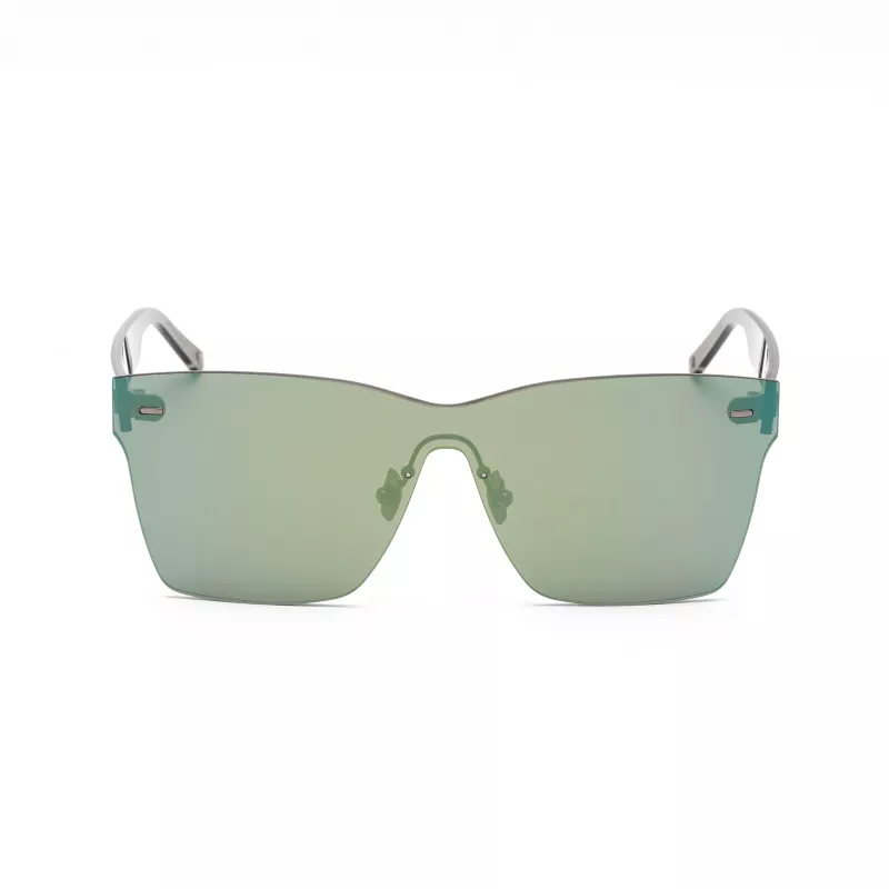 BELSTAFF LUMINORPETROL Women's Shield Sunglasses - Petrol Frame, Dark Blue/Green Tint Lens, UV400