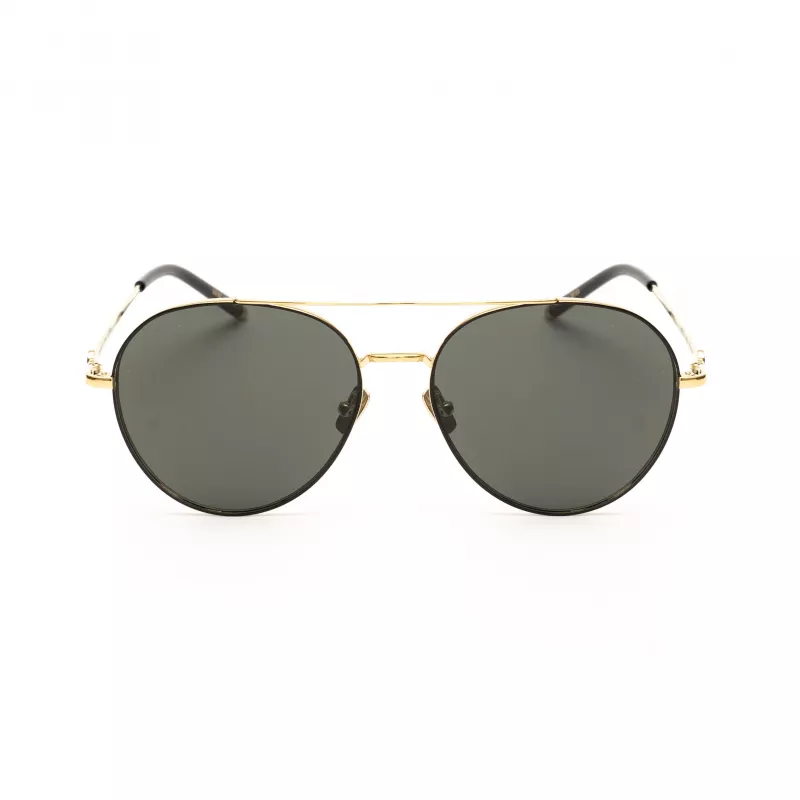 Belstaff Magnumdoradon Unisex Saulesbrilles - 58/17/145 mm - Melns Rāmis Pelēka Lēca