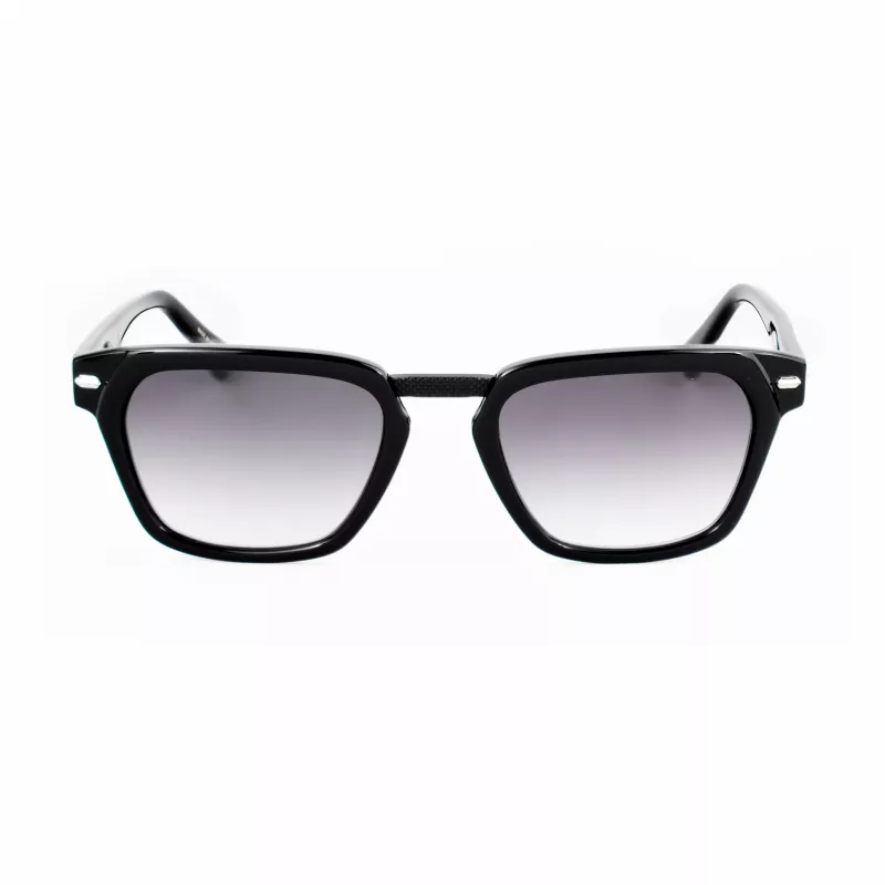 BELSTAFF MAN COOPER-S193 Saulesbrilles - 52/21/145 mm - Melns Rāmis Pelēkas Lēcas