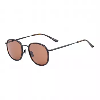 BELSTAFF MAN ORWELL-S072 Saulesbrilles - Melns rāmis, Pelēkas lēcas, 50/22/150 mm