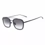 BELSTAFF MAN Ryder CLARS08 Saulesbrilles - Melns acetāta rāmis, pelēkas polikarbonāta lēcas, UV400 aizsardzība, 54/21/145 mm