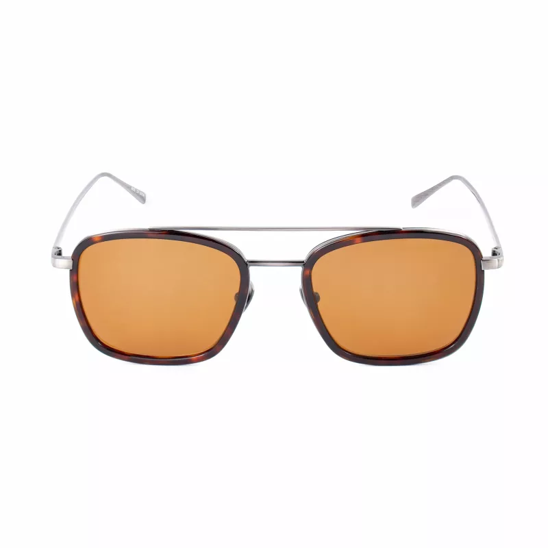 BELSTAFF MAN RYDER-S085 Saulesbrilles Pilots/Aviators Melns Acetāts Pelēkas Lēcas 54/21/145 mm