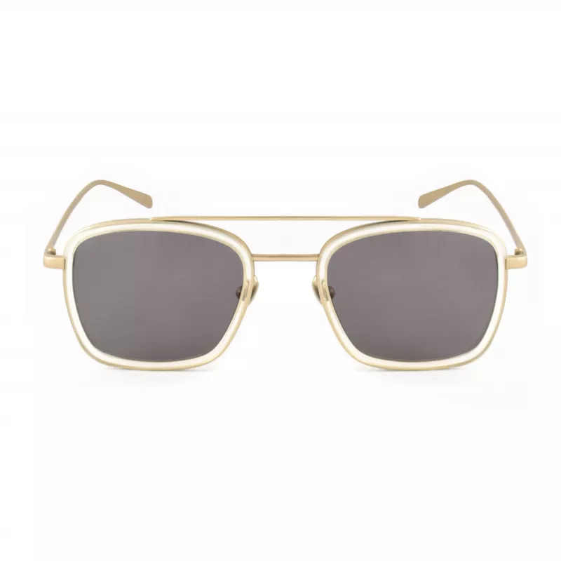 BELSTAFF MAN Ryder Two Saulesbrilles RYDERTWOS087 - Melns Acetāta Rāmis Pelēkas Lēcas 51/18/145 mm