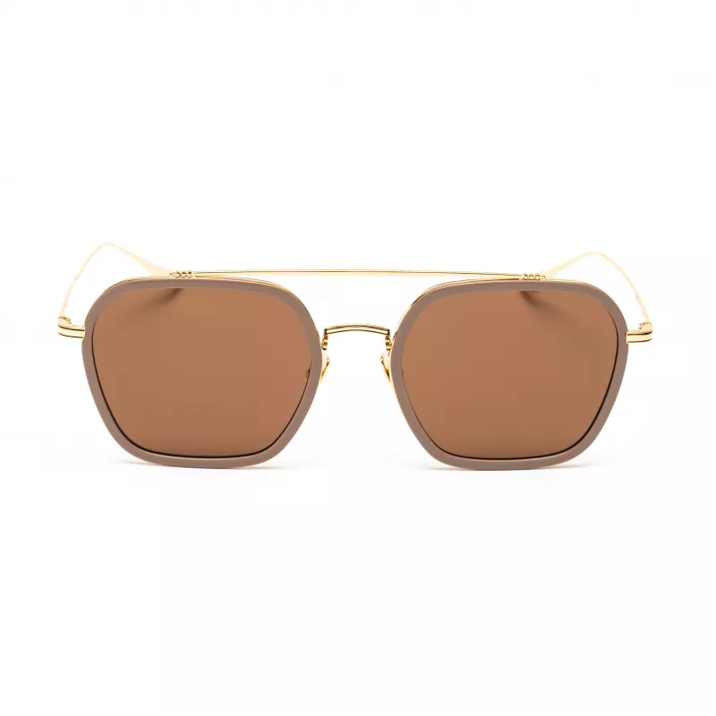 Belstaff Merrick II Vīriešu Saulesbrilles Bēšs Brūns Gradients 57mm
