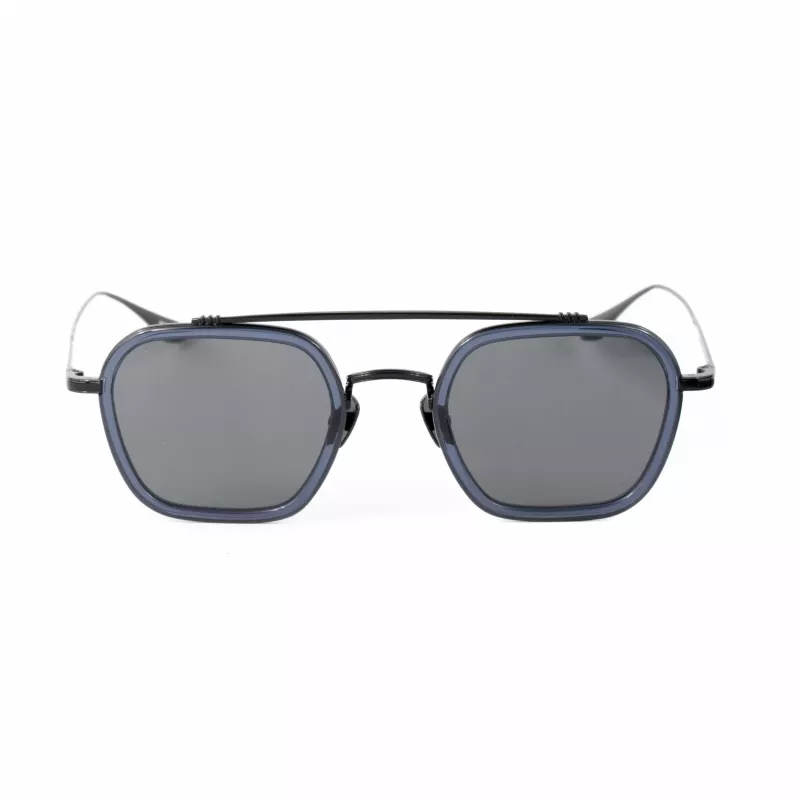 BELSTAFF MERRICK-S137 Unisex saulesbrilles - Melns acetāta rāmis, Pelēkas UV400 lēcas 47/23/143 mm