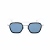 BELSTAFF MERRICKAZULW Vīriešu saulesbrilles - Kvadrātveida acetāta rāmis ar UV400 aizsardzību (47/23/143 mm)