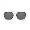 BELSTAFF MERRICKIIGRIS Vīriešu kvadrātveida acetāta saulesbrilles 54/23/143 mm Pelēkas