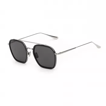 BELSTAFF MERRICKIIGRIS Vīriešu kvadrātveida acetāta saulesbrilles 54/23/143 mm Pelēkas