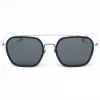 Belstaff Merrikiigris Vīriešu saulesbrilles - Pelēks acetāta rāmis ar pelēkām polikarbonāta lēcām - 52/17/140 mm