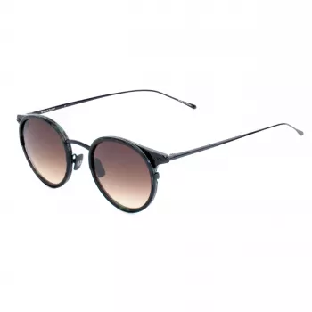 Belstaff Parkgate-S123 Unisex Saulesbrilles - Melns Rāmis, Pelēka Lēca, 48/21/145 mm