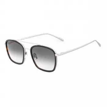 Belstaff RYERCLEARS08 Vīriešu kvadrātveida acetāta saulesbrilles, caurspīdīgs rāmis, caurspīdīgas lēcas, 54/21/145 mm
