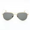 Belstaff Trialmasterdo Unisex Saulesbrilles - 55/18/135 mm - Melns Acetāta Rāmis - Pelēka Polikarbonāta Lēca - UV400