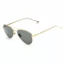 Belstaff Trialmasterdo Unisex Saulesbrilles - 55/18/135 mm - Melns Acetāta Rāmis - Pelēka Polikarbonāta Lēca - UV400