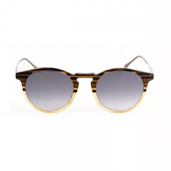BELSTAFF Unisex Brooklands032 Saulesbrilles - Melns Rāmis Pelēkas Lēcas 48/23/148 mm