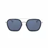 BELSTAFF Unisex Merrikii Azul Saulesbrilles - Zils Rāmis Pelēkas Lēcas 57mm