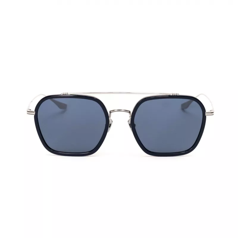 BELSTAFF Unisex Merrikii Azul Saulesbrilles - Zils Rāmis Pelēkas Lēcas 57mm
