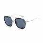 BELSTAFF Unisex Merrikii Azul Saulesbrilles - Zils Rāmis Pelēkas Lēcas 57mm