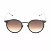 BELSTAFF Unisex Parkgate-S120 Saulesbrilles - Melns Acetāta Rāmis, Pelēkas Polikarbonāta Lēcas, UV400 Aizsardzība, 48/21/145 mm