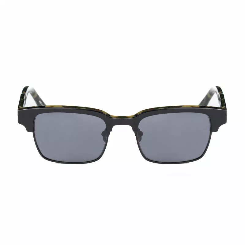 BELSTAFF Unisex Rampling-S103 Saulesbrilles (52/20/145 mm) Melns Rāmis Pelēkas Lēcas
