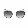 BELSTAFF Unisex Slipway S093 Saulesbrilles - Melns Rāmis Pelēka Lēca 50/22/150 mm