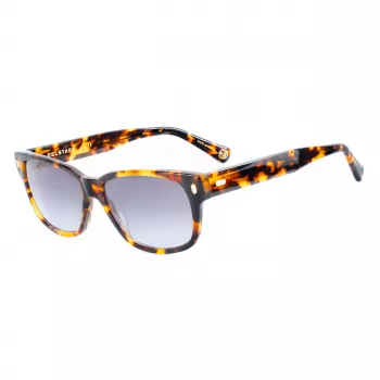 BELSTAFF Women Crosby-S197 Sauļošanās brilles - Acetāta ģeometrisks rāmis, CR-39 pelēka lēca, 55/15/145 mm