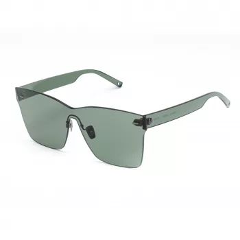 BELSTAFF Women Luminor-Verde Saulesbrilles - Kvadrātveida Acetāta Rāmis, Pelēkzaļas Lēcas, UV400 Aizsardzība, 54 mm Lēcu Platums