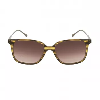 BELSTAFF Sieviešu Bonington saulesbrilles BONINGTONS024 - Melns acetāta rāmis, Pelēkas polikarbonāta lēcas, UV400 aizsardzība, 53 mm lēcu platums