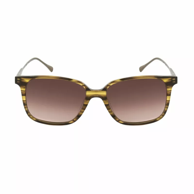 BELSTAFF Sieviešu Bonington saulesbrilles BONINGTONS024 - Melns acetāta rāmis, Pelēkas polikarbonāta lēcas, UV400 aizsardzība, 53 mm lēcu platums