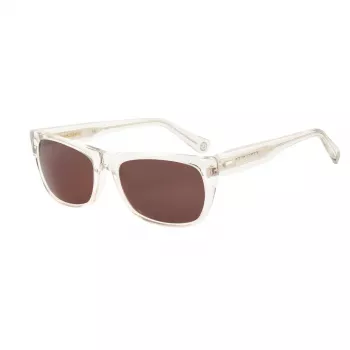 BELSTAFF Sieviešu Hudson-S182 Saulesbrilles - Melns acetāta rāmis, Pelēkas polikarbonāta lēcas, 54/17/145 mm