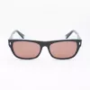 BELSTAFF Sieviešu Hudson-S185 Saulesbrilles - Melns Rāmis, Pelēkas Lēcas, 54mm
