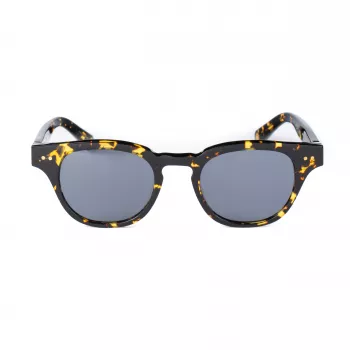 BELSTAFF Sieviešu Marshall S064 Saulesbrilles - Melns acetāta rāmis, Pelēka polikarbonāta lēca, 47/21/148 mm