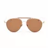 BELSTAFF Sieviešu Staffordmarro Taisnstūra saulesbrilles - Brūns acetāta rāmis - UV400