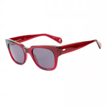 BELSTAFF Sieviešu saulesbrilles Talbrook-S204 - Melns acetāta rāmis, Pelēkas polikarbonāta lēcas, 50/22/145 mm