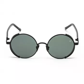 BELSTAFF Women Trophy II Saulesbrilles - Melns Acetāta Rāmis, Pelēka Lēca, 53mm