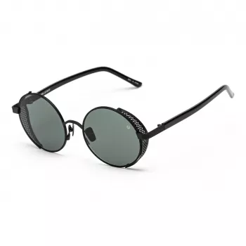 BELSTAFF Women Trophy II Saulesbrilles - Melns Acetāta Rāmis, Pelēka Lēca, 53mm