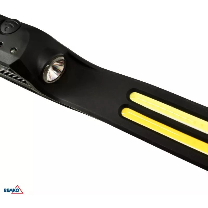 BEMKO C49-LTC01 uzlādējama LED galvas lampa, 1200mAh, 100 lūmeni, IPX4, 80m staru kūlis