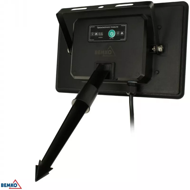 BEMKO SOLBEE Saules darbināmas LED dārza virtenes, 10 LED, 10m, silti balta 3000K, IP65, melna