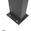 BEMKO SOLVEO Hybrid LED dārza laterna, 7W, 600lm, CCT 3000K/4000K/6500K, 80cm, IP65, tumši pelēka, PIR sensors