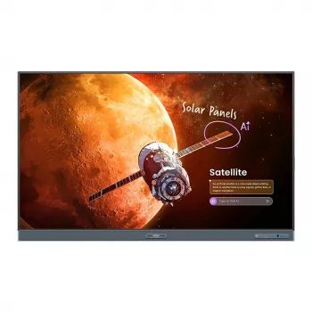 BenQ Board Pro RP8605 86 inch 4K UHD interaktīvais plakanā ekrāna panelis ar Android, 40 punktu skārienjutību, 450 cd/m², Wi-Fi 6, 8GB RAM, 64GB atmiņu