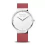 BERING Men's Classic Quartz Watch 15540-500 40mm Blue Dial Silver Milanese Mesh Strap