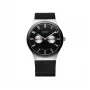 BERING Vīriešu Pulkstenis 32139-202 Classic Collection 39mm Kvarca Nerūsējošā Tērauda Siets Melns Ciparnīca