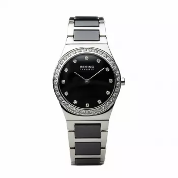 BERING Sieviešu pulkstenis 32430-742 30mm Rožu zelts Brūns saules staru ciparnīca Nerūsējošā tērauda siets