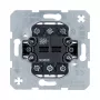 Berker 303808 Divkāršās sviras slēdža ieliktnis, Izslēgšana/Pārslēgšana, 2x 1-polu, 10 A, 250 V, zemapmetuma uzstādīšanai, bez halogēna