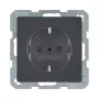 Berker 47236086 SCHUKO kontaktligzda Q.1/Q.3 antracīta samtaina